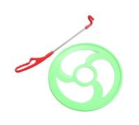 TOYANDONA Cerceau Plastique avec Poignée Confortable Jeu de Roulement pour la Coordination la Forme Physique Travail Équipe