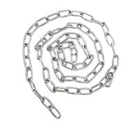 TOYANDONA Chaîne Acier Inoxydable Mètres pour Chien Chaîne de Traction Résistante et Sécurisée pour Animal de Compagnie Usage Domestique et Industriel Rallonge Solide pour Contrôle