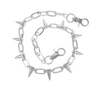 TOYANDONA Chaîne de Pantalon Unisexe en Métal Riveté Punk Vintage Chaîne de Montre de Poche pour Homme et Femme Accessoire Hip-Hop Gothique pour Jeans Gilets et Ceintures Bijou Solide