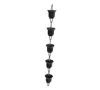 TOYANDONA Chaine de Pluie Lotus Jardin Style Collecte Eau pour Gouttières Apaisant Remplacement Pratique