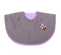 TOYANDONA Châle D'entraînement Anti-griffures pour Perroquet, Cape D'épaule en Coton Violet, Protection Imperméable et Respirante, Taille XL, Accessoire pour Dressage et Soins des Oiseaux