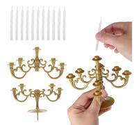 TOYANDONA Chandelier pour Gâteau d'anniversaire 2pcs en Plastique Réutilisable Décoration de Gâteau Élégante pour Fête d'anniversaire et Célébrations Spéciales