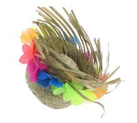 TOYANDONA Chapeau De Paille pour Chien Chapeau De Cosplay pour Animal De Compagnie Guirlande Accessoire Photo pour Fête