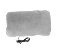 TOYANDONA Chauffe Main Électrique Portable Flanelle Grise Coussin Chauffant USB Rechargeable et Réutilisable pour Hiver Favorise la Circulation Sanguine