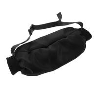 TOYANDONA Chaufferette en Polyester et Coton, Maintien Chaleur Noire Poche à Fermeture Éclair pour Main pour Homme et Femme, Vie Quotidienne Sport