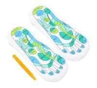 TOYANDONA Chaussettes Acupression Épaisses pour Massage Domestique Confortables et Respirantes avec Points Acupoint pour Réflexologie Plantaire Lot