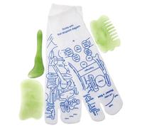 TOYANDONA Chaussettes D’Acupression pour Femmes en Polyester Confortables Kit de Massage des Pieds avec Bâtonnet Fatigue Plantaire à Domicile au Travail Voyage