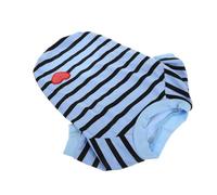 TOYANDONA Chemise De Chien Chemise pour Animaux De Compagnie Chiot Animal De Compagnie Vêtements pour Animaux De Compagnie Lavables Chemises pour Animaux De Compagnie Teckel Ce Blue Coton