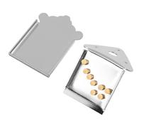 TOYANDONA Chevalet de Mandoline 8 Cordes en Cuivre Finition Chromée Argentée Pièce Détachée pour Mandoline Traditionnelle Accessoire Musique Compatible et Solide Partie de Cordier