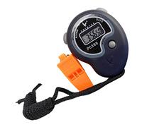 TOYANDONA Chronomètres Numériques Sportifs Multifonctions en Plastique Sifflet Intégré, Chronomètre Électronique 5 Chiffres, Portable, pour Arbitres Et Activités Sportives