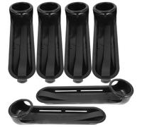 TOYANDONA Chute de Billard Noire en Plastique 6pcs pour Billes de Billard Accessoires Pratiques Installation Facile et Snooker