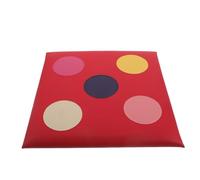 TOYANDONA Cible D'escrime Carrée 37 Cm Rouge sans Cadre, Équipement D'entraînement Auxiliaire pour Jeunes, Cible D'entraînement à Précision Portable, Pratique pour Salle de Sport