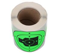TOYANDONA Cibles Papier Fluorescentes pour Tir et Tir à Arc Autocollants Éclaboussures Réactifs Marqueurs Clairs Résistants et Réutilisables pour Entraînement Précis