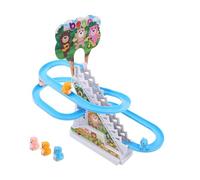 TOYANDONA Circuit De Voiture Jouet pour Ours Jeu De Piste Musical avec Lumières LED Clignotantes Cadeau Anniversaire pour Garçon Fille Et Tout-Petits