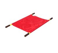 TOYANDONA Civière Pliante Jouet Sensoriel Éducatif pour Garçon et Filles en Tissu Rouge Renforçant la Motricité Travail d'Équipe Lors des Exercices d'urgence