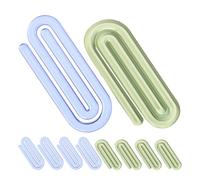 TOYANDONA Clips de Documents en Plastique Adorables 50 Pièces de Petits Trombones Créatifs et Fonctionnels pour Organiser Lettres et Factures pour Bureau et École