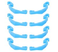 TOYANDONA Clips de Fixation Plastique pour Cage Petits Animaux, Lot de 24 Pièces, Dimensions 6,8 X 1,5 Cm, Couleur Bleue, Connecteurs Robustes pour Assemblage et Renforcement Cages Lapins,