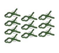 TOYANDONA Clips De Fixation pour Plantes en Pot 10pcs pour Jardinage Intérieur Et Extérieur Pinces en Plastique Robuste pour Orchidées Et Plantes Grimpantes Faciles à Utiliser Et Solide