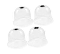 TOYANDONA Cloche de Protection pour Plantes d'Extérieur Housse Respirante Set de 4 Transparent Jardinage Culture des Plantes la et Protège des Intempéries