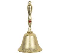 TOYANDONA Cloche de service portable super puissante, cloche à main vintage pour table à manger, hôtels, restaurants, repas, célébrations festives, ornement de Noël