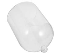 TOYANDONA Cloche en Verre Transparente 12X12X16 CM pour Affichage Décoratif Couverture Protectrice pour Fleurs Éternelles Accessoire D’Intérieur Polyvalent et Élégant