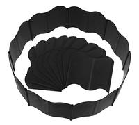 TOYANDONA Clôture De Jardin Plastique Emboîtable pour Délimiter Pelouse Et Massifs De Fleurs Facile à Assembler Et Installer Ou Courbe