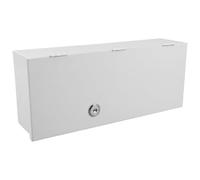 TOYANDONA Coffret Électrique Étanche Serrure pour Prise Murale, en Fer Blanc, Conception Rectangulaire 3-gang, Profondeur 2,8 Pouces, pour Couloirs de Bureau et Casiers