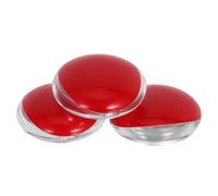 TOYANDONA Coffret Maquillage 3 Pièces Rouge avec Miroir Boîte à Faux Cils et Étui à Blush Vide Organisateur Portable pour Extensions de Cils Poudre et Maquillage de Voyage