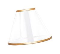 TOYANDONA Collerette de Récupération Ajustable pour Animaux Léchage et Morsure Collier Transparent PVC et PU Respirant Protection Confortable pour et Chiens Multiples