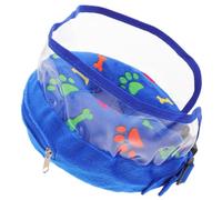 TOYANDONA Collier Gonflable Chien Post-opératoire Ajustable Collier de Protection Léger PVC Collerette Souple Anti-léchage pour Récupération Rapide