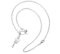 TOYANDONA Collier Pendentif Créatif Mini Ciseaux Rétro En Alliage Argenté Pour Femmes Et Adolescentes, Bijoux Breloques Clavicule Adaptés Fête Et Présent Couture