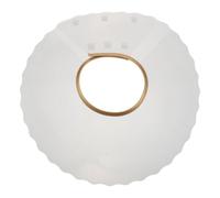 TOYANDONA Collier Postopératoire Ajustable Taille L pour Chien et Chat Collier de Protection Anti-Léchage Léger et Transparent Collerette de Convalescence pour Cicatrisation