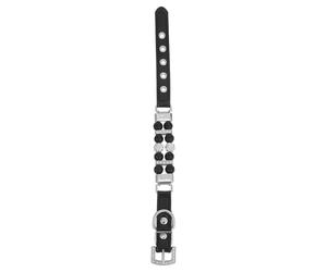 TOYANDONA Collier pour Chien Petit Modèle Perles avec Cuir Ajustable PU Collier Élégant pour Chiots Femelles Accessoire Chic pour Promenades et Fêtes