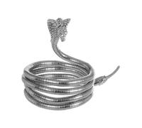 TOYANDONA Collier Serpent Flexible Réglable Alliage Unisexe Chaîne Résistante et Légère Bijou Halloween Gothique pour Homme et Femme