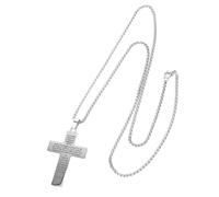 TOYANDONA Collier Style Moderne Sportif Football en Acier Inoxydable Argenté Solide Première Communion pour Femmes Activités Quotidiennes