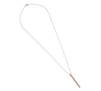 TOYANDONA Collier Urne Cendres Alliage Titane Pendentif Cylindrique Ouvrable pour Garder Proches Bijou Funéraire Élégant Rose Doré