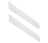 TOYANDONA Combleurs D'espaces pour Cuisinière 63,5 Cm Blanc, Bandes Anti-éclaboussures Résistantes la Chaleur, Protège-poêle Pratique Cuisine, Lot de 2 Pièces, Usage Plan de Travail