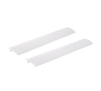 TOYANDONA Combleurs D'espaces pour Cuisinière à Gaz 63 Cm Blanc en Silicone Résistant la Chaleur Protecteurs de Plan de Travail Cuisine Lot de 2 Pièces Anti-graisse Usage Domestique