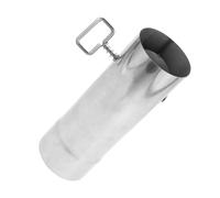 TOYANDONA Conduit de Cheminée de Consommation de Carburant en Acier Inoxydable avec Régulateur D'air, Tuyau de Poêle Extérieur Soudure sans Joint pour Tente