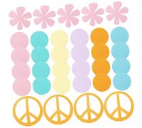 TOYANDONA Confettis de Table Arc-en-Ciel 100 Morceaux en Carton sans Odeur pour Décoration Mariage, Anniversaire et Shower, Chutes de Papier Rondes à Disperser, Déco Festive pour Fêtes