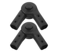 TOYANDONA Connecteurs de Poussettes en Plastique Noir, Pliage Fluide et Réglage D'angle Flexible, pour Siège Garçon et Filles et Poussette, 2 Pièces pour Usage Extérieur et Escalier