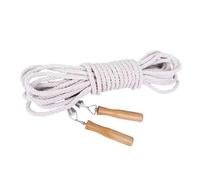 TOYANDONA Corde à Sauter Lestée De Groupe Pour Personnes Corde Sportive Avec Poignées Bois Pour Fitness Écoles Et Activités Collectives Plein Air