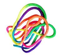 TOYANDONA Corde de Gymnastique Rythmique Coton et Lin Corde Polyvalente pour Entraînement Fitness Compétition et Exercices Extérieurs pour Adultes