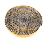 TOYANDONA Corde de Joint Étanchéité pour Poêle Résistante Haute Température Ruban Autocollant pour Porte de Cuisinière Bande Isolante et Facile à Découper
