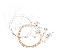 TOYANDONA Cordes de Lyre 16 Pièces en Acier Acier de Remplacement pour Lyre Classique, Accessoires Pratiques pour Cordes D’instruments, Kit Complet pour Réparation et Entretien Musical