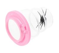 TOYANDONA Coupe D'observation des Insectes Loupe D'observation D'insectes Loupe à Insectes pour Les Enfants Observateur D'insectes Visionneuse D'insectes Bac à Insectes Rose Plastique