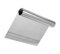 TOYANDONA Coupe-pâte Acier Inoxydable avec Échelle Racloir Multi-usage pour Pâte et Pizza Outil Léger pour Pâtisserie Professionnelle Couleur Aléatoire