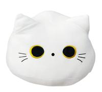 TOYANDONA Coussin Chat Style Japonais Noir Chaton Doux Décor Intérieur Oreiller Calin pour Canapé et Bureau