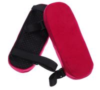 TOYANDONA Coussin D'accoudoir de Chaise 2 Pièces en Mousse Mémoire | Housse Douce Pourpre, Fermeture Zippée Discrète, Confort Accru pour Clavier, Fauteuils Roulants et Jeux