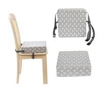 TOYANDONA Coussin De Rehausse Pour Chaise Garçon Fille Coussin De Siège Durable Et Pour Chaises De Salle à Manger Pour Garçon Fille Et Nourrisson Gris